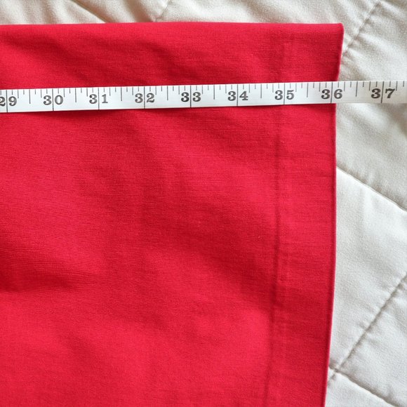 Red Sleeveless Fitted Dress with Peplum and Leopard Print Belt - Picture 5 of 8